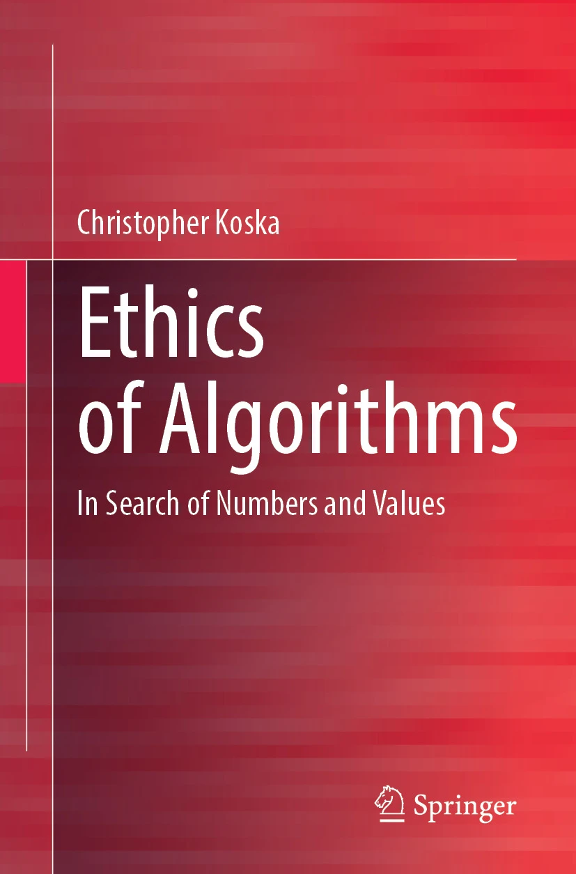 Cover image "Ethics of Algorithms"